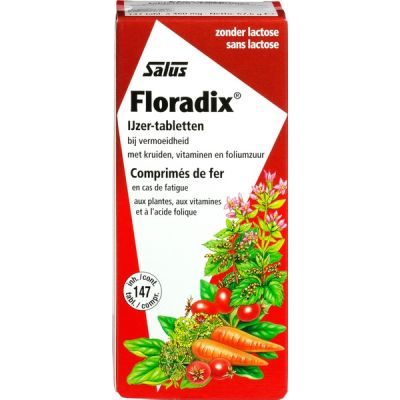 Floradix tabletten 147ta van Salus, 1 x 147 stk